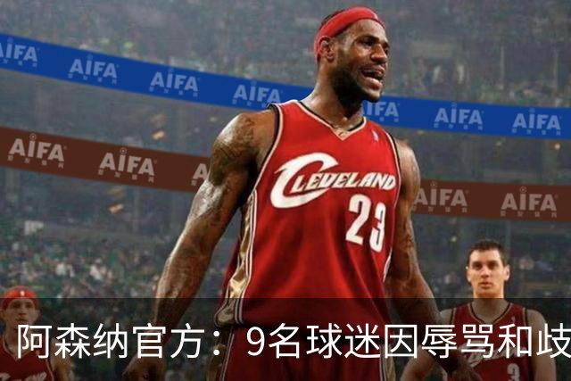 阿森纳官方：9名球迷因辱骂和歧视等不当行为被禁止入场